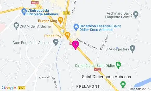 Localisation Casino Supermarché