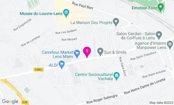 Localisation Esso Express