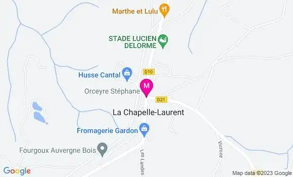 Localisation Orceyre Stephane