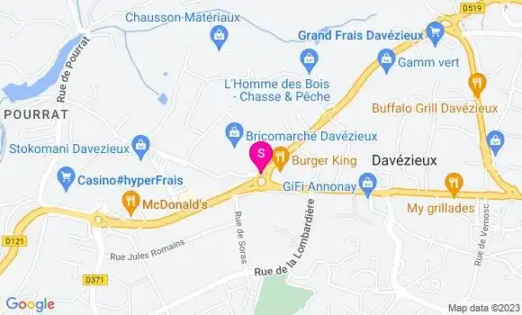Localisation Station Leclerc