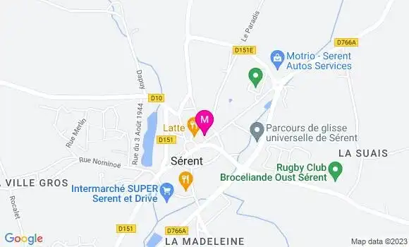 Localisation Intermarché Station