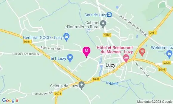 Localisation Bi1 Luzy