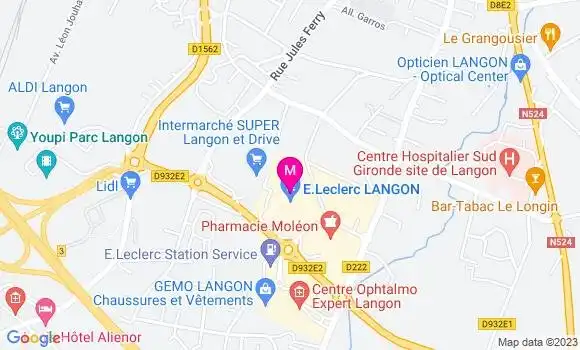 Localisation Station Leclerc