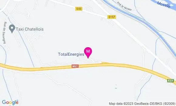 Localisation Relais Bois des Chênes