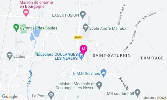 Localisation Station Leclerc