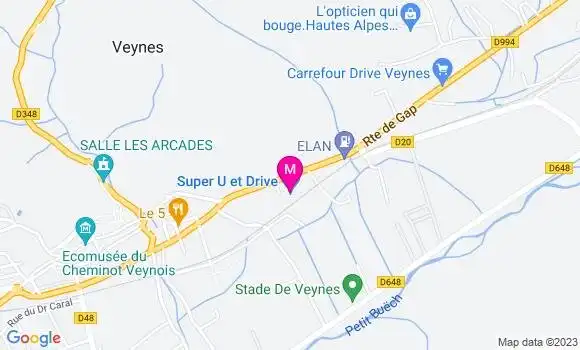 Localisation Super U