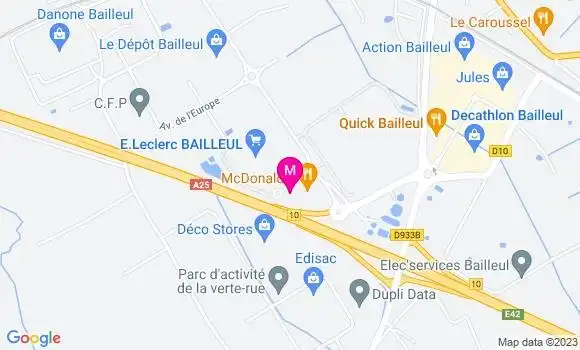 Localisation Station Leclerc