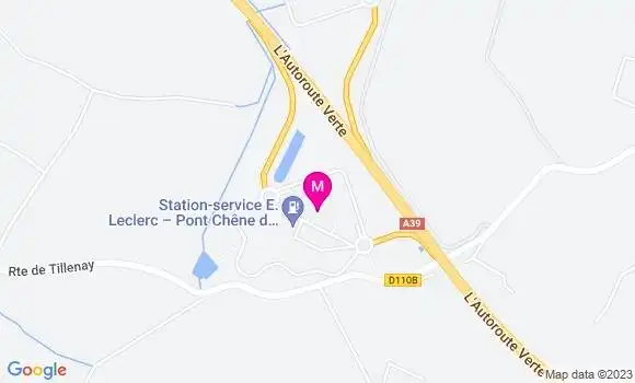 Localisation Bp Pont Chêne