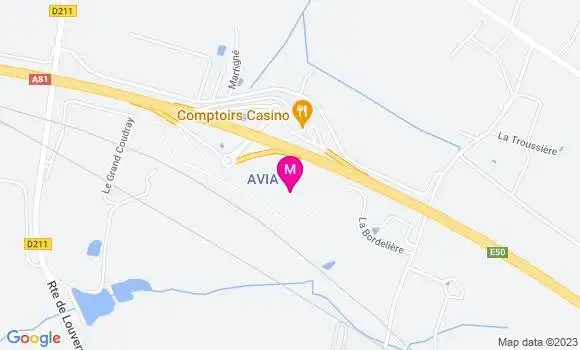 Localisation Aire de la Mayenne