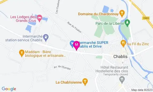 Localisation Intermarché Station