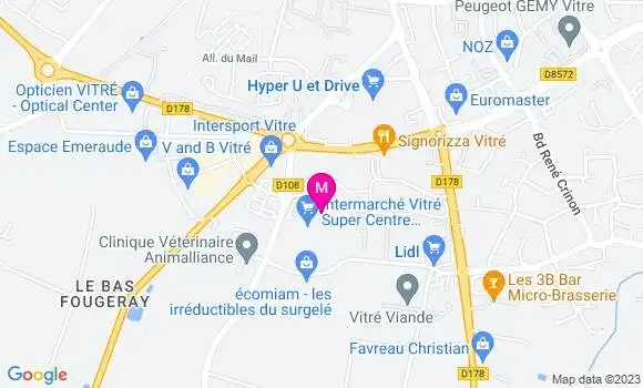 Localisation Intermarché Station