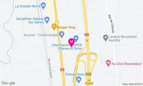 Localisation Intermarché Station
