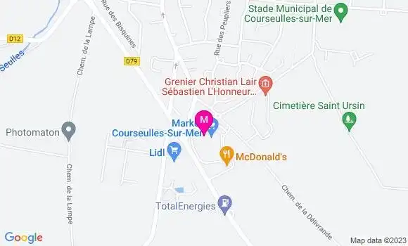 Localisation Carrefour Market