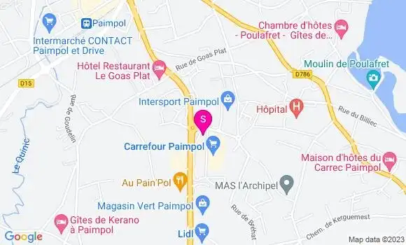 Localisation Station Carrefour