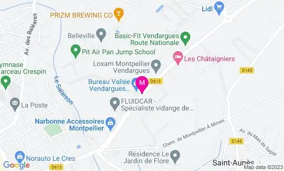 Localisation Relais de Vendargue