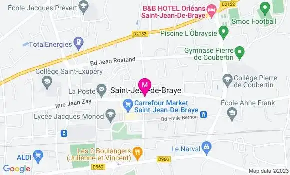 Localisation Carrefour Market