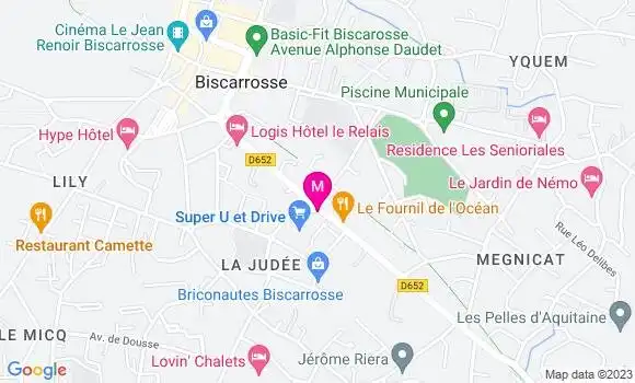 Localisation Super U