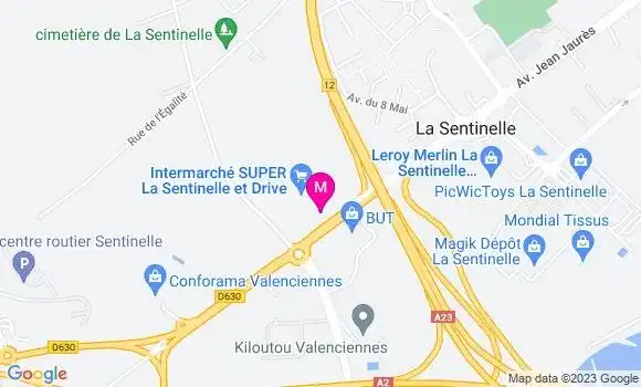 Localisation Intermarché Station