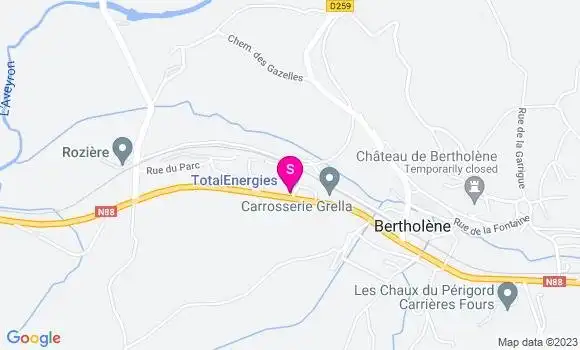 Localisation TotalEnergies