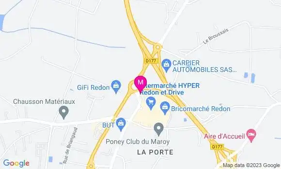 Localisation Station Intermarché