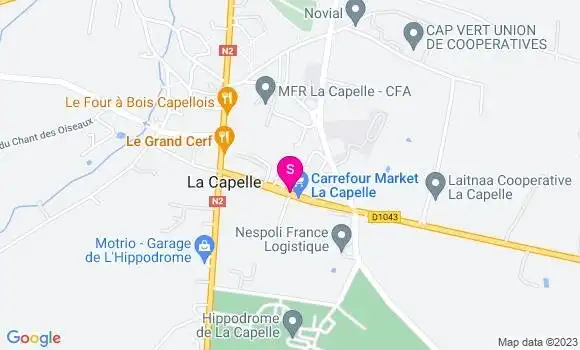 Localisation Carrefour Market