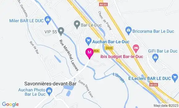 Localisation Auchan