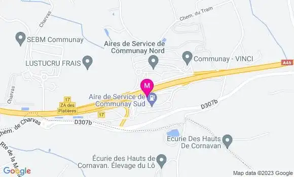 Localisation Relais Communay