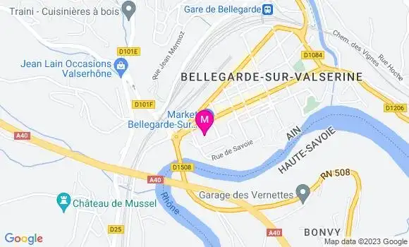 Localisation Carrefour