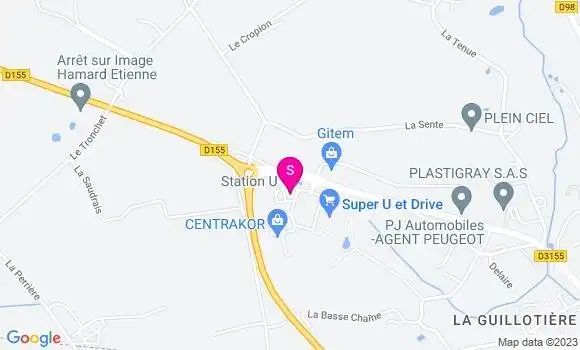 Localisation Station U
