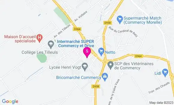 Localisation Intermarché Station