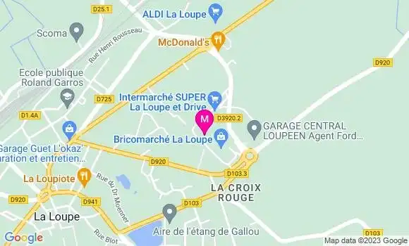 Localisation Intermarché Station