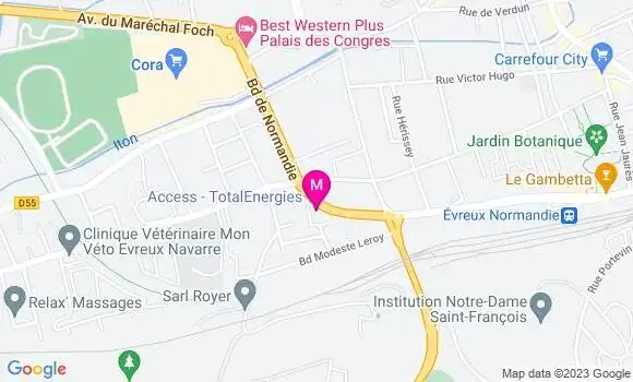 Localisation Access TotalEnergies