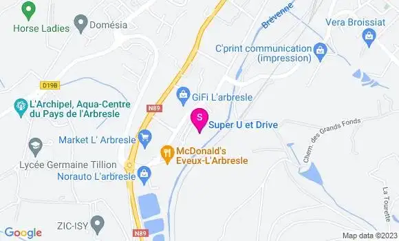Localisation Super U