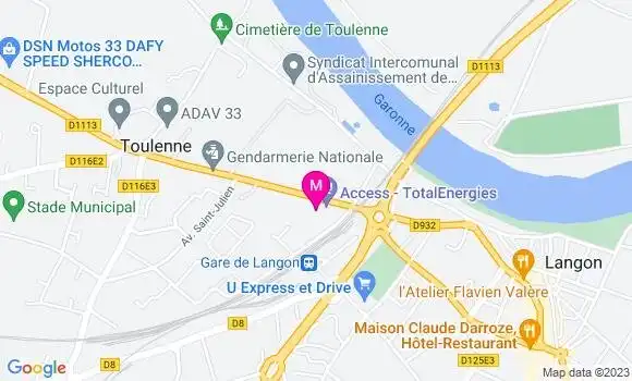 Localisation Access TotalEnergies