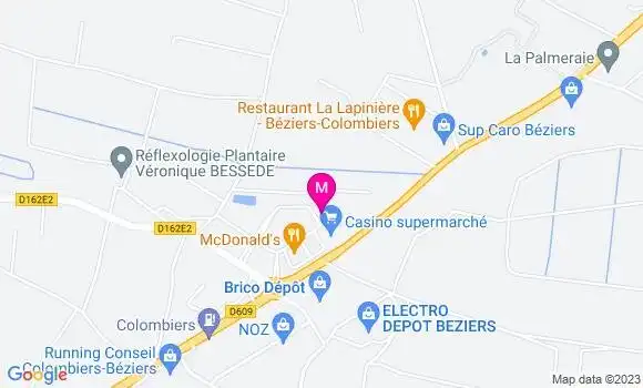Localisation Géant Casino