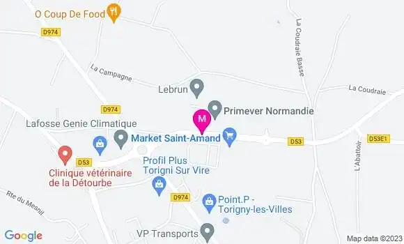 Localisation Carrefour Market