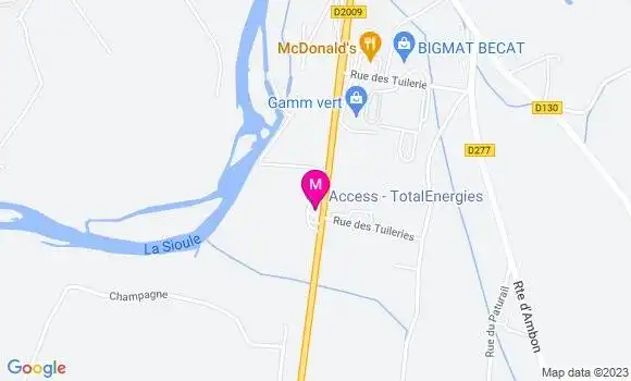 Localisation Access TotalEnergies