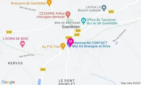 Localisation Intermarché Station