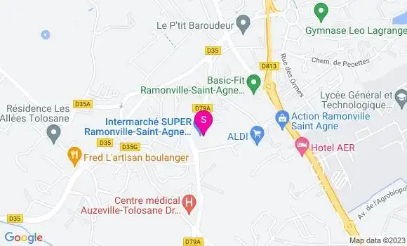 Localisation Intermarché Station