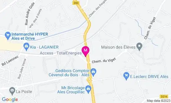Localisation Relais de Brueges