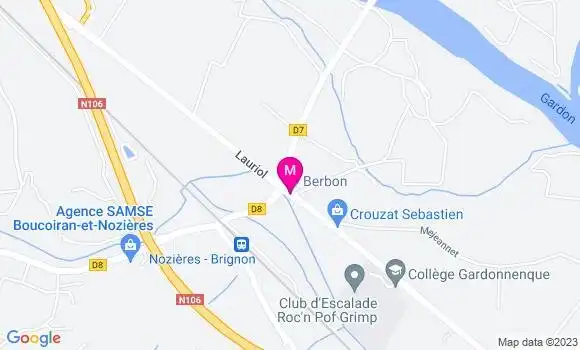 Localisation Berbon
