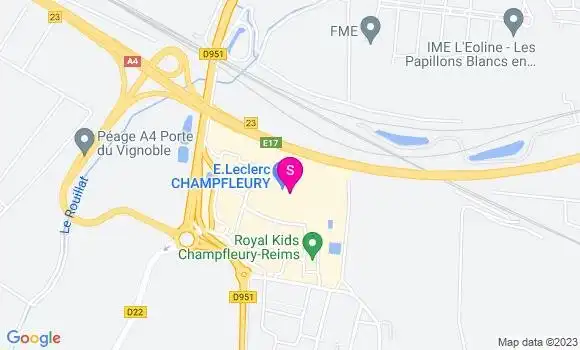 Localisation Station Leclerc