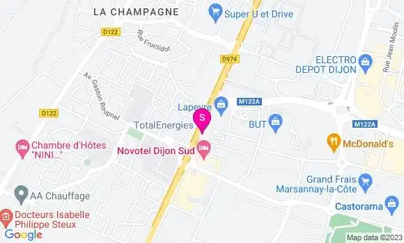 Localisation TotalEnergies