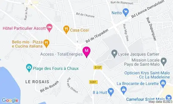Localisation Access TotalEnergies