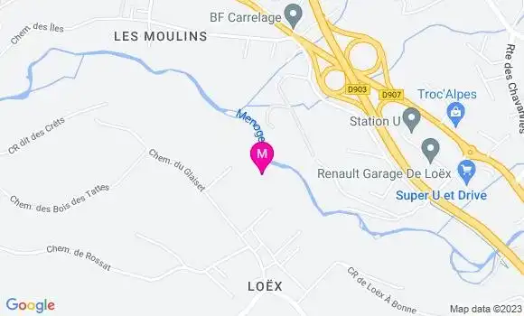 Localisation Super U