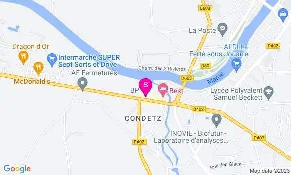 Localisation Bp