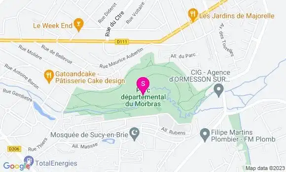 Localisation Relais du Morbras