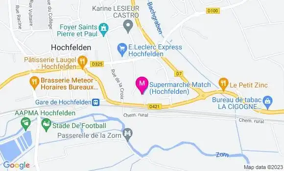Localisation Supermarchés Match