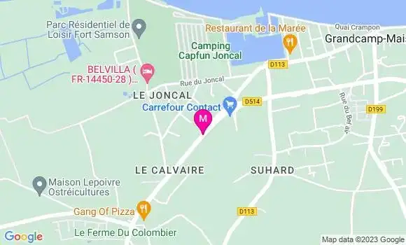 Localisation Carrefour Contact
