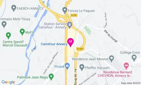 Localisation Carrefour
